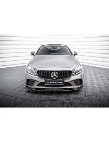 Lame de Pare-chocs Avant V.2 MERCEDES-AMG C43 Coupe / Sedan C205 / W205 Facelift - Maxton
