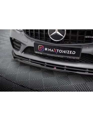 Lame de Pare-chocs Avant V.2 MERCEDES-AMG C43 Coupe / Sedan C205 / W205 Facelift - Maxton