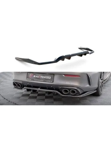 Diffuseur central Arrière (avec une barre verticale) MERCEDES-AMG C43 Coupe C205 Facelift - Maxton