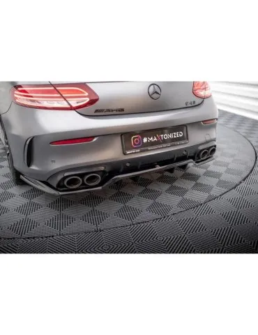 Diffuseur central Arrière (avec une barre verticale) MERCEDES-AMG C43 Coupe C205 Facelift - Maxton