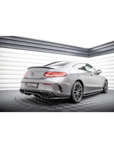 Diffuseur central Arrière (avec une barre verticale) MERCEDES-AMG C43 Coupe C205 Facelift - Maxton