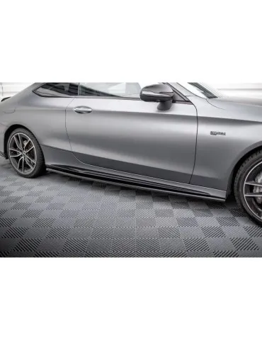 Extension / Rajout de Bas de caisse MERCEDES-AMG C43 Coupe C205 Facelift - Maxton
