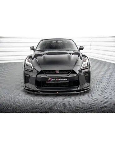 Lame de Pare-chocs Avant V.1 NISSAN GTR R35 Facelift - Maxton