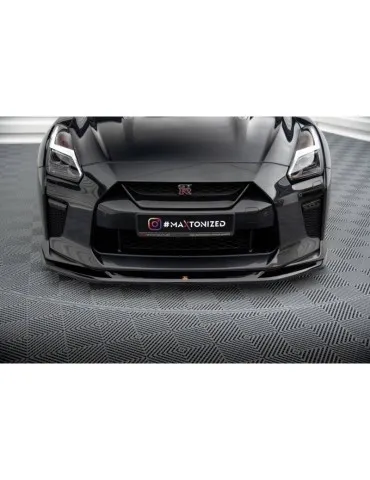 Lame de Pare-chocs Avant V.1 NISSAN GTR R35 Facelift - Maxton
