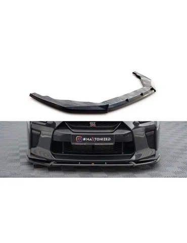 Lame de Pare-chocs Avant V.2 NISSAN GTR R35 Facelift - Maxton