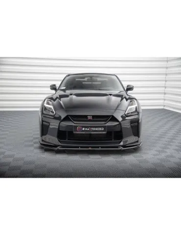 Lame de Pare-chocs Avant V.2 NISSAN GTR R35 Facelift - Maxton