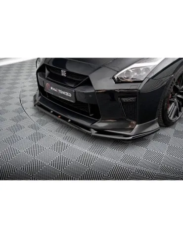 Lame de Pare-chocs Avant V.2 NISSAN GTR R35 Facelift - Maxton