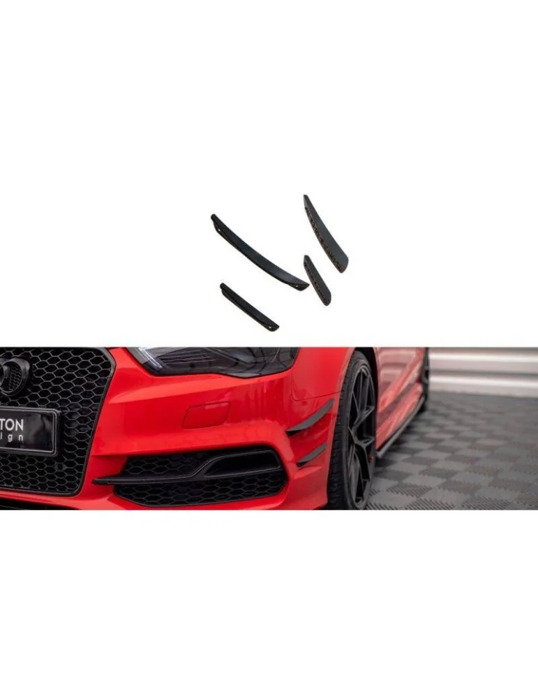 Déflecteurs d'air / Appuis de Pare-chocs Avant (Déflecteurs d'air) AUDI S3 / A3 S-LINE 8V Sedan / Cabrio - Maxton