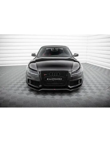 Lame de Pare-chocs Avant V.3 AUDI S5 / A5 S-LINE 8T - Maxton