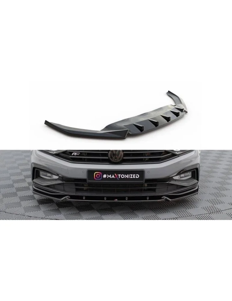 Lame de Pare-chocs Avant V.1 VOLKSWAGEN PASSAT R-Line B8 Facelift - Maxton