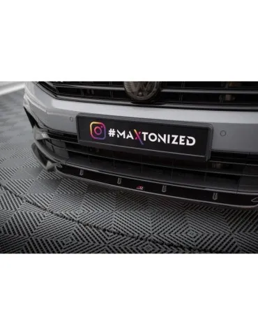 Lame de Pare-chocs Avant V.1 VOLKSWAGEN PASSAT R-Line B8 Facelift - Maxton