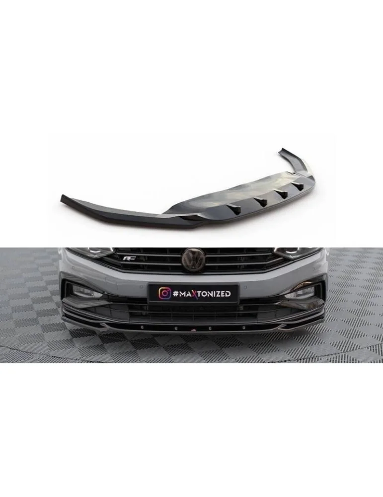 Lame de Pare-chocs Avant V.2 VOLKSWAGEN PASSAT R-Line B8 Facelift - Maxton