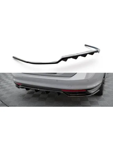 Diffuseur central Arrière (avec une barre verticale) VOLKSWAGEN PASSAT R-Line B8 Facelift - Maxton