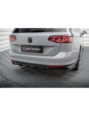 Diffuseur central Arrière (avec une barre verticale) VOLKSWAGEN PASSAT R-Line B8 Facelift - Maxton