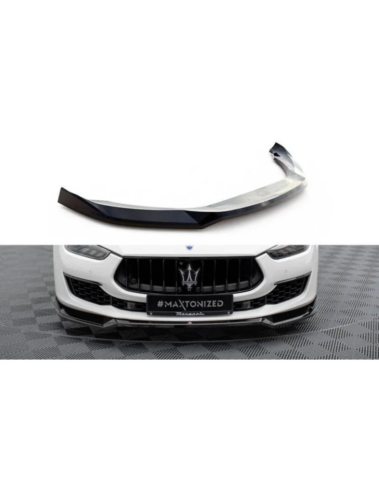 Lame de Pare-chocs Avant V.1 Maserati Ghibli MK3 Facelift - Maxton