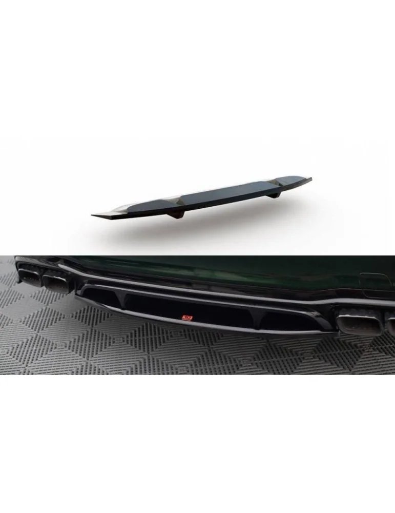 Diffuseur central Arrière (avec une barre verticale) MERCEDES-AMG E63 W213 Facelift - Maxton