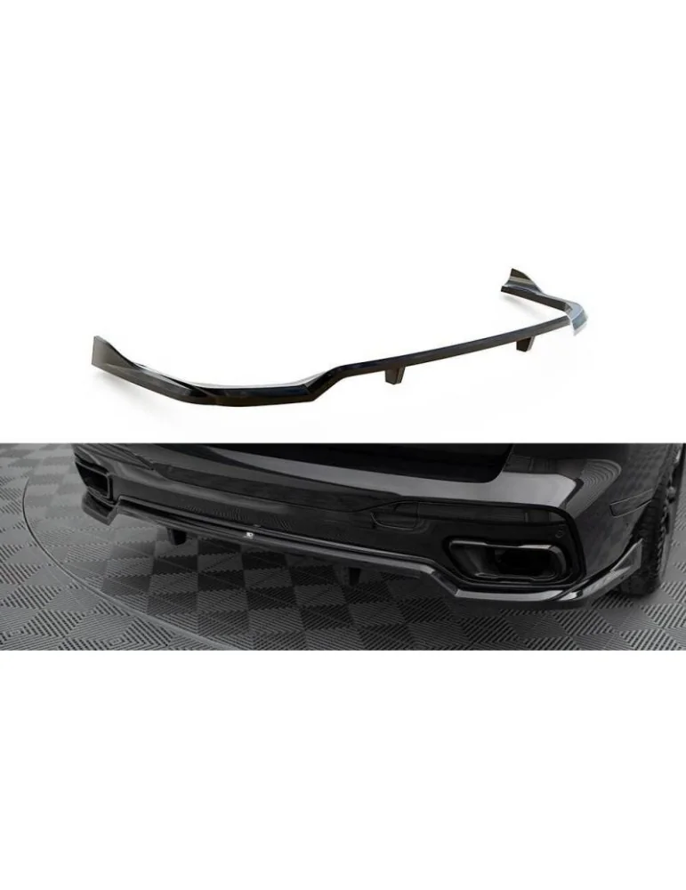 Diffuseur central Arrière (avec une barre verticale) BMW X7 M-Pack G07 Facelift - Maxton