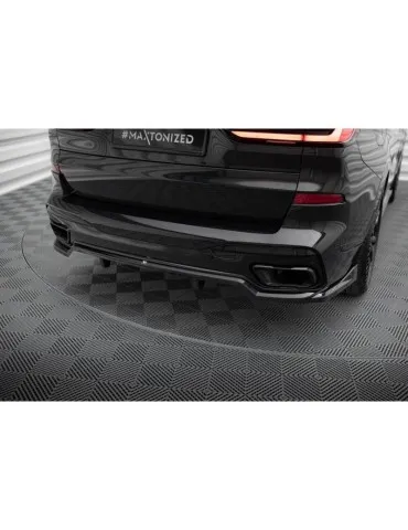 Diffuseur central Arrière (avec une barre verticale) BMW X7 M-Pack G07 Facelift - Maxton