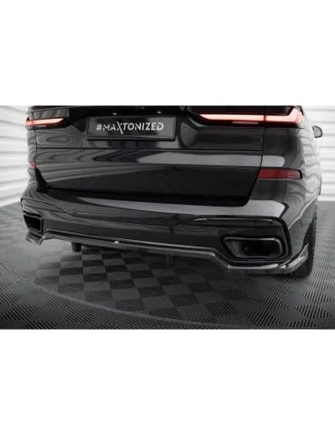 Diffuseur central Arrière (avec une barre verticale) BMW X7 M-Pack G07 Facelift - Maxton