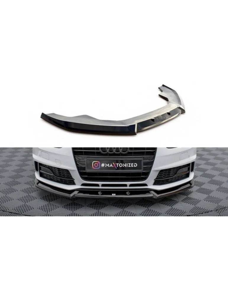Lame de Pare-chocs Avant V.1 AUDI A4 Competition B8 Facelift - Maxton