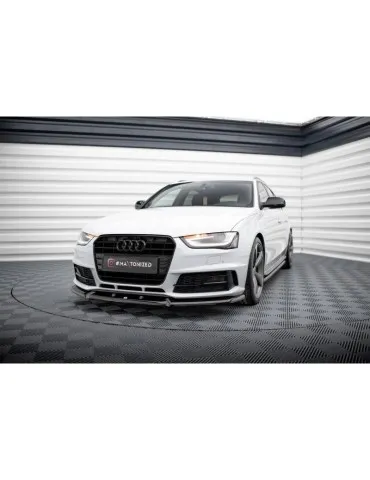 Lame de Pare-chocs Avant V.1 AUDI A4 Competition B8 Facelift - Maxton