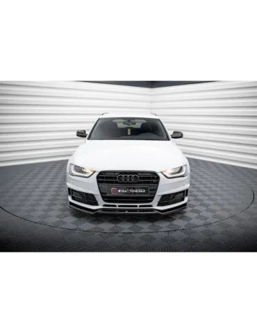 Lame de Pare-chocs Avant V.2 AUDI A4 Competition B8 Facelift - Maxton