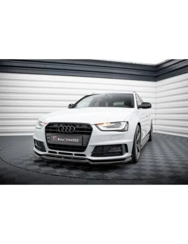 Lame de Pare-chocs Avant V.2 AUDI A4 Competition B8 Facelift - Maxton