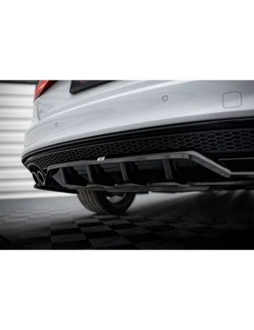 Diffuseur central Arrière (avec une barre verticale) AUDI A4 Competition B8 Facelift - Maxton