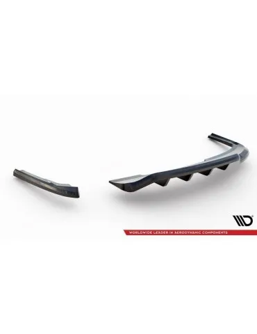 Diffuseur central Arrière (avec une barre verticale) AUDI A4 Competition B8 Facelift - Maxton