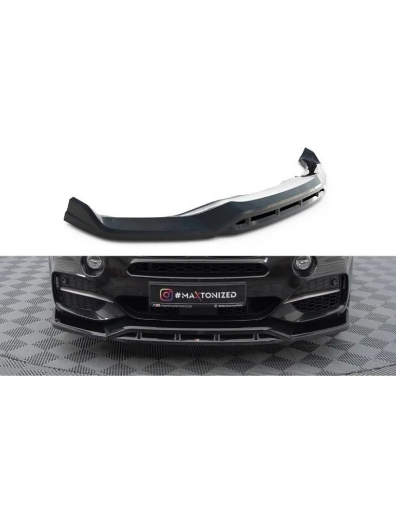 Lame de Pare-chocs Avant V.3 BMW X5 M-Pack F15 - Maxton