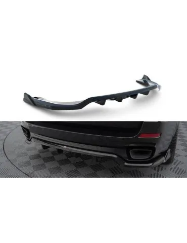 Diffuseur central Arrière (avec une barre verticale) BMW X5 M-Pack F15 - Maxton