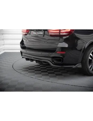 Diffuseur central Arrière (avec une barre verticale) BMW X5 M-Pack F15 - Maxton