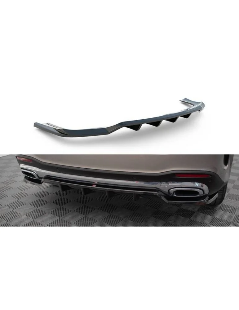Diffuseur central Arrière (avec une barre verticale) MERCEDES-BENZ GLE SUV AMG-Line W167 - Maxton