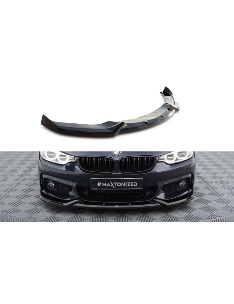 Lame de Pare-chocs Avant V.1 BMW 4 Gran Coupe M-Pack F36 - Maxton