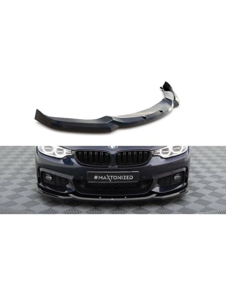 Lame de Pare-chocs Avant V.2 BMW 4 Gran Coupe M-Pack F36 - Maxton