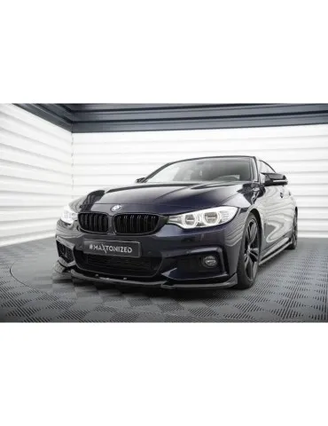 Lame de Pare-chocs Avant V.2 BMW 4 Gran Coupe M-Pack F36 - Maxton