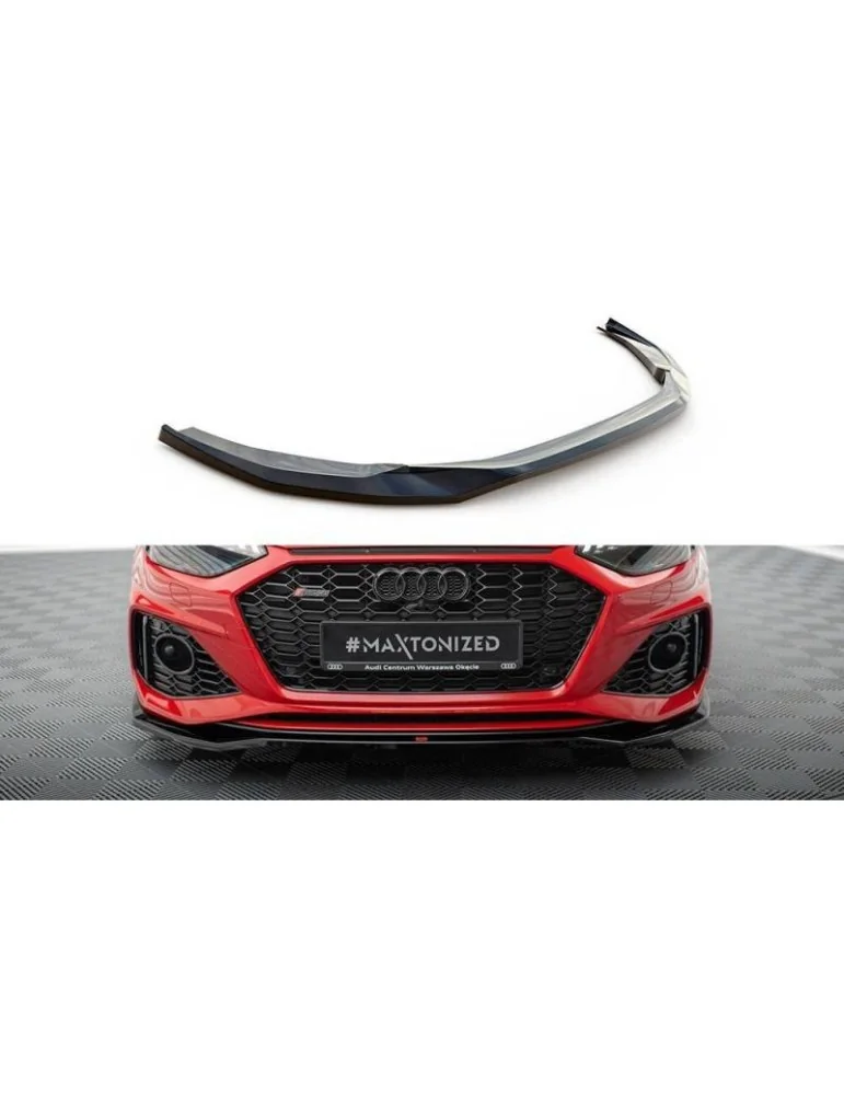 Lame de Pare-chocs Avant V.1 AUDI RS4 B9 Facelift - Maxton