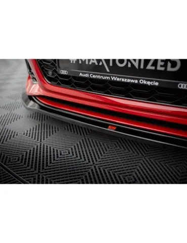 Lame de Pare-chocs Avant V.1 AUDI RS4 B9 Facelift - Maxton