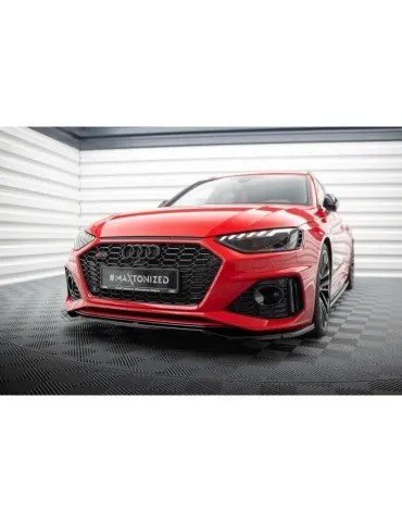 Lame de Pare-chocs Avant V.1 AUDI RS4 B9 Facelift - Maxton