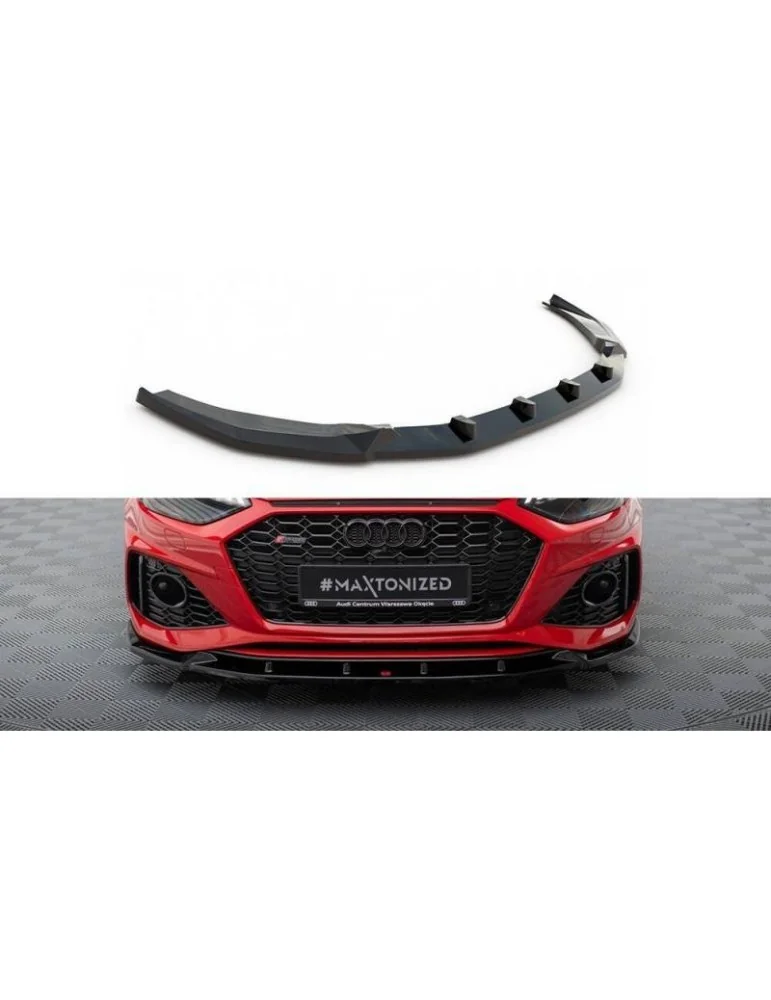 Lame de Pare-chocs Avant V.2 AUDI RS4 B9 Facelift - Maxton
