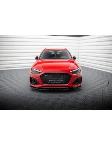 Lame de Pare-chocs Avant V.2 AUDI RS4 B9 Facelift - Maxton