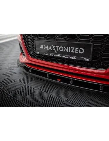 Lame de Pare-chocs Avant V.2 AUDI RS4 B9 Facelift - Maxton