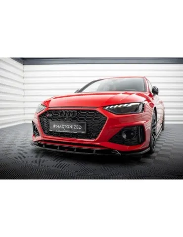Lame de Pare-chocs Avant V.2 AUDI RS4 B9 Facelift - Maxton