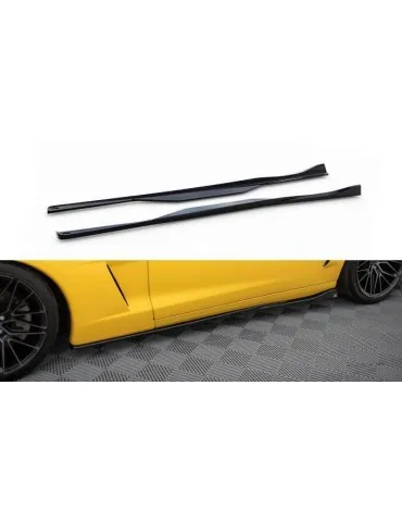 Extension / Rajout de Bas de caisse Chevrolet Corvette C6 - Maxton