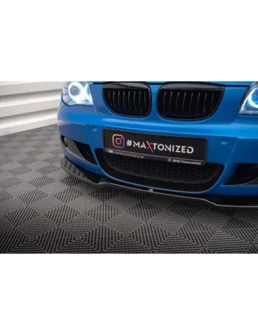 Lame de Pare-chocs Avant V.1 BMW 1 M-Pack E87 Facelift - Maxton