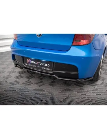 Diffuseur central Arrière (avec une barre verticale) BMW 1 M-Pack E87 Facelift - Maxton