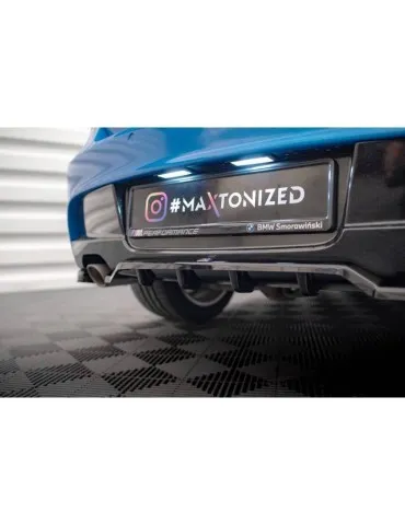 Diffuseur central Arrière (avec une barre verticale) BMW 1 M-Pack E87 Facelift - Maxton