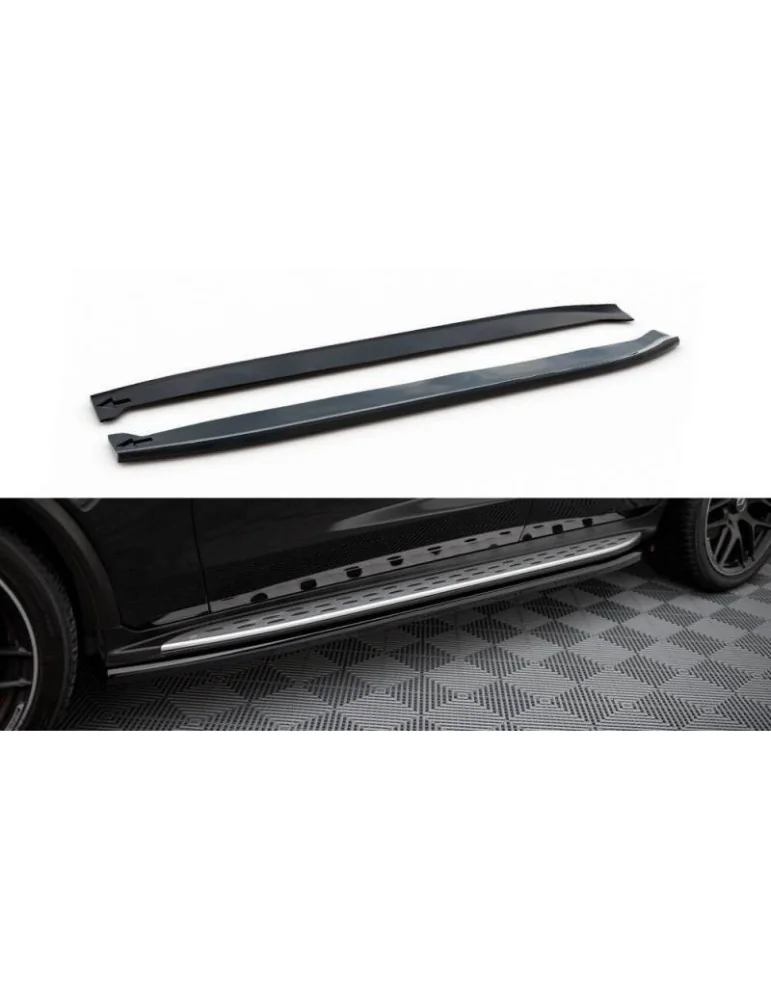Extension / Rajout de Bas de caisse MERCEDES-AMG GLC 63 SUV / Coupe X253 / C253 - Maxton