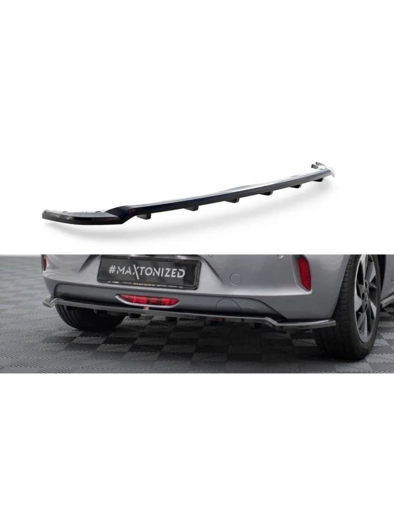 Diffuseur central Arrière (avec une barre verticale) OPEL CORSA F ( Mk6) - Maxton