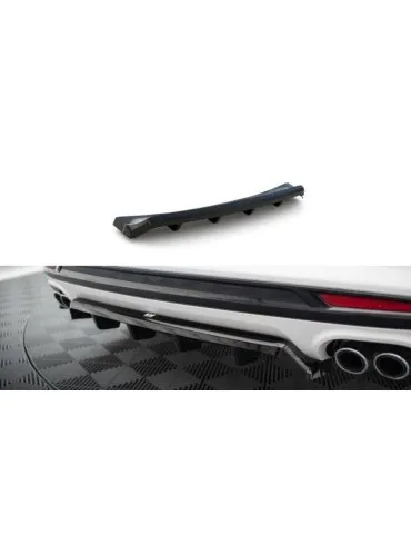 Diffuseur central Arrière (avec une barre verticale) FORD MONDEO sport MK5 Facelift / Fusion sport MK2 Facelift - Maxton